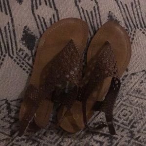 Jessica Simpson brown sandals